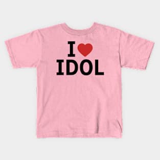 Oshi no Ko Ruby Hoshino Cosplay I Love Idol T Shirt Design in Episode 9 Kids T-Shirt